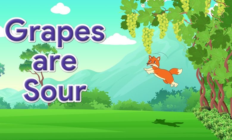 grapes are sour completing story