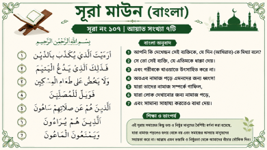 surah maun bangla