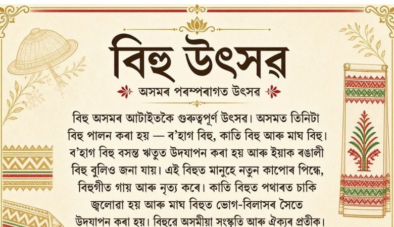 assamese essay on bihu